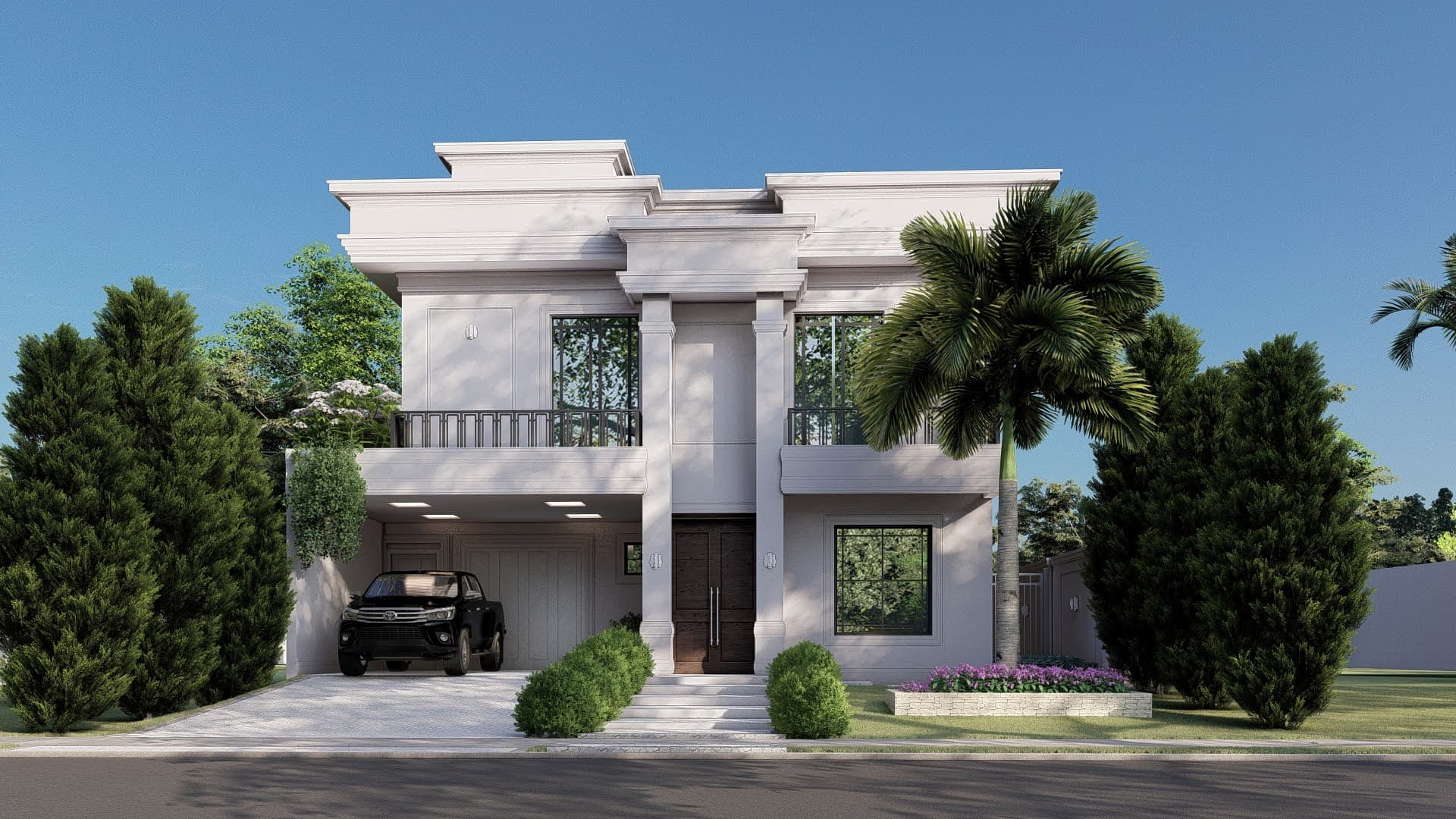 Projeto Sobrado Estilo Neoclassico Italico Condominio Sao Bento Limeira