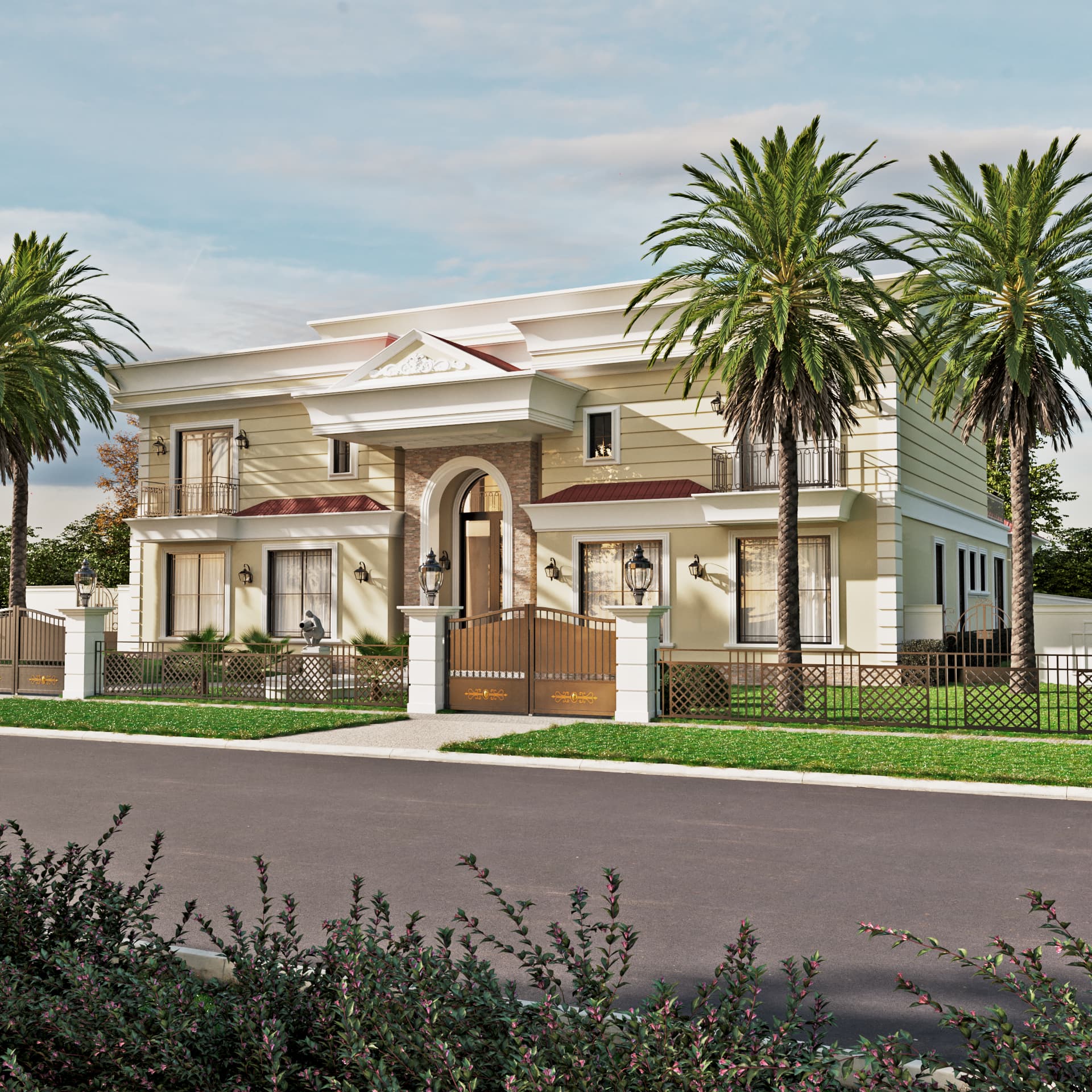 Sobrado Estilo Mediterrâneo Miami Beach Coral Gables Telhado