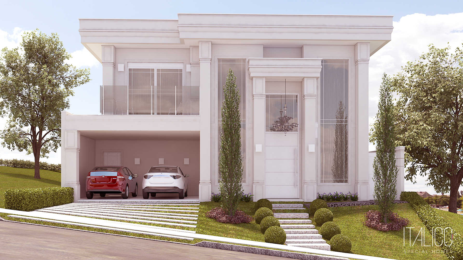 Casa térrea com mezanino Estilo Italico em Terreno de 450m  em Condomínio Alphaville em Jundiaí