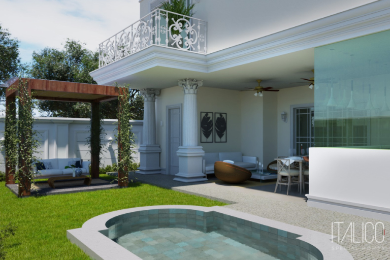Modelo de casa Estilo Clássico em Condomínio