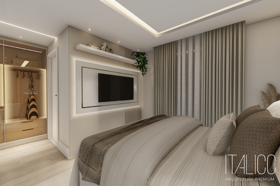 Design de Interiores Apartamento com 3 dormitórios em Campinas