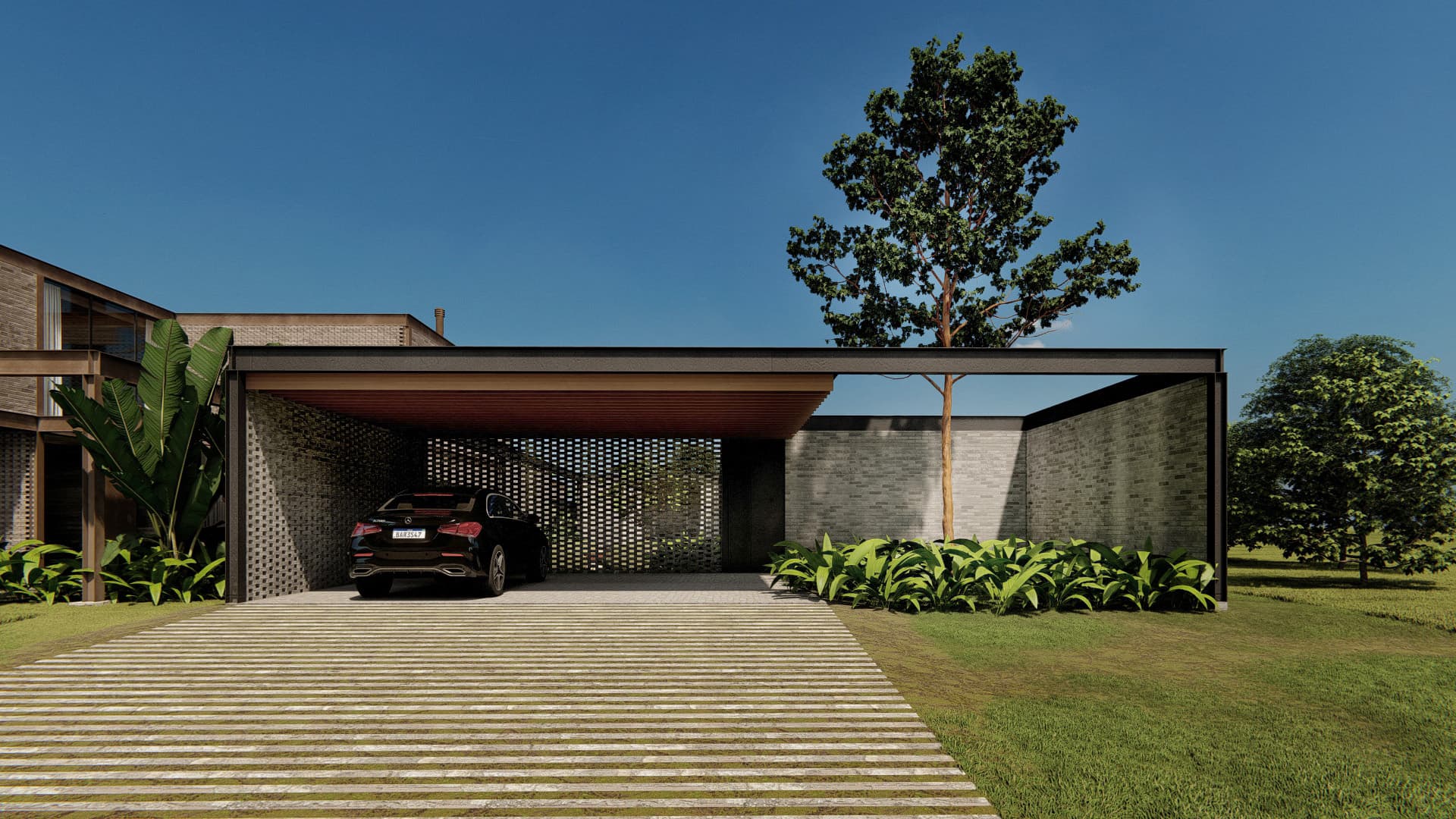 casa moderna com estrutura metalica terreno 15x40
