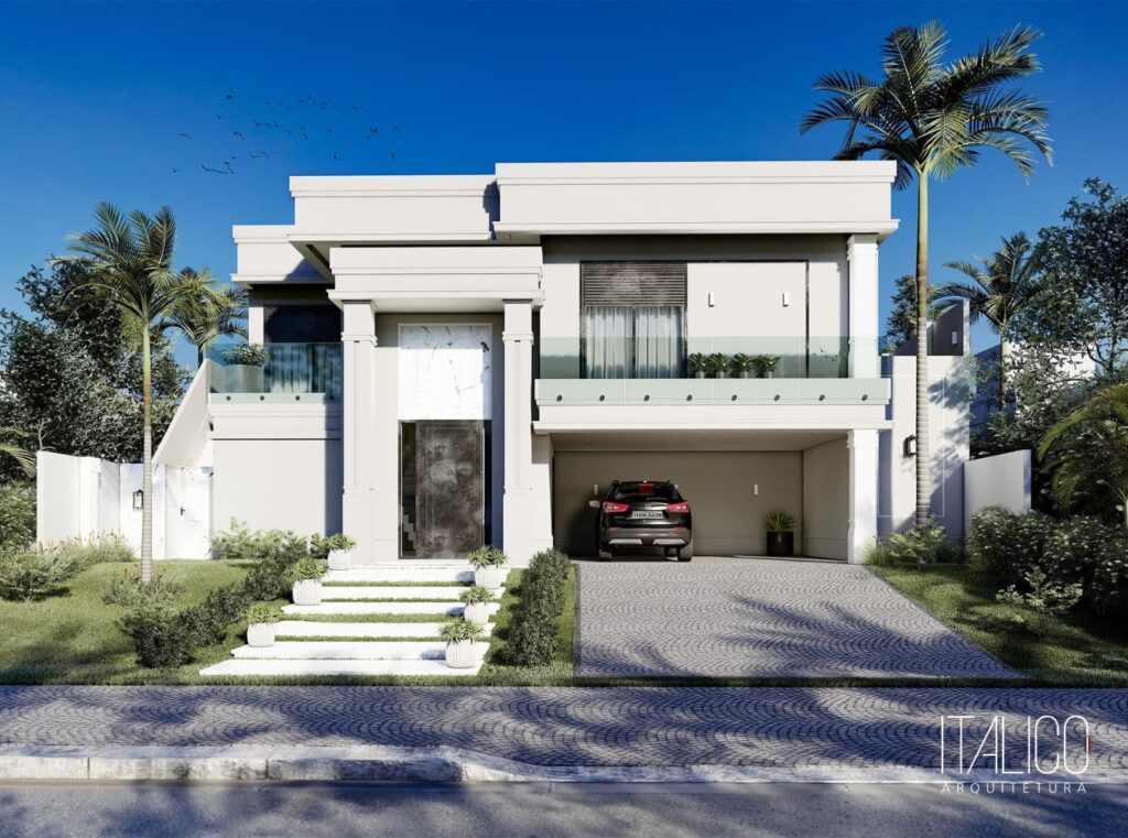 Casa de Luxo no Alphaville Dom Pedro Zero – Estilo Neoclássico em Lote de 600m²