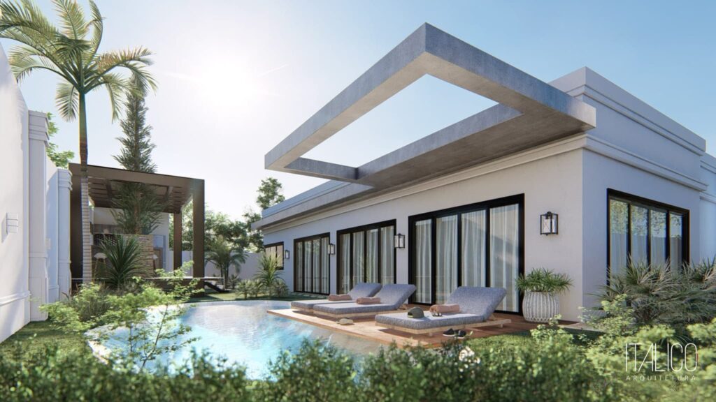Casa de Luxo no Alphaville Dom Pedro Zero – Estilo Neoclássico em Lote de 600m²