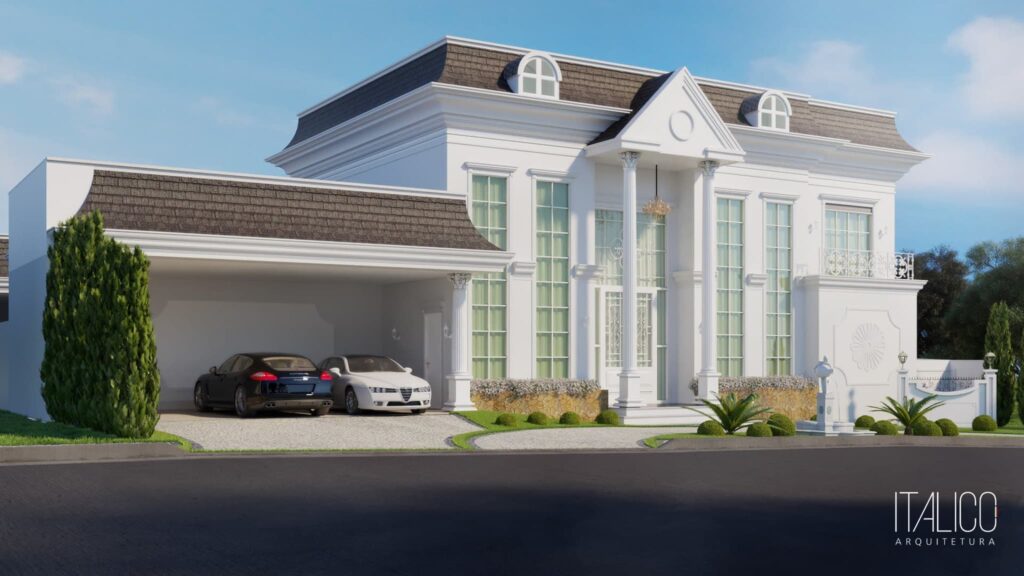 Projeto para Casa em Amplo Terreno no Mont Blanc em Campinas