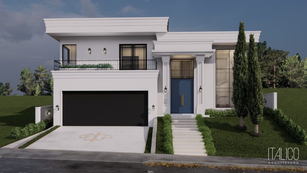 Arquiteto Assina Casa Neoclássica em Campinas – Mont Blanc, Terreno 18x40