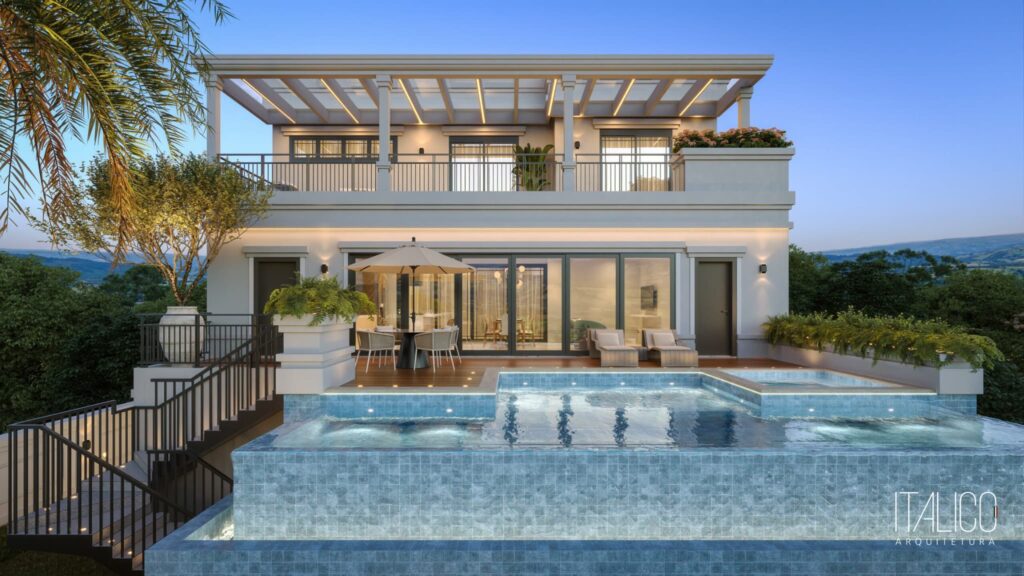 Casa com Arquitetura Personalizada no Mont Blanc em Campinas