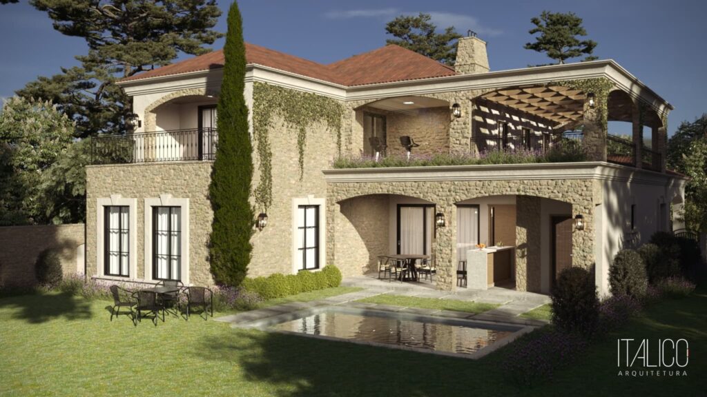 Casa no Alphaville Dom Pedro 0 – Projeto em Terreno de 490m² com Aproveitamento Inteligente