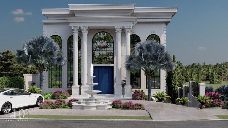 Casa no Mont Blanc, Campinas – Projeto Arquitetônico em Terreno de 500 metros