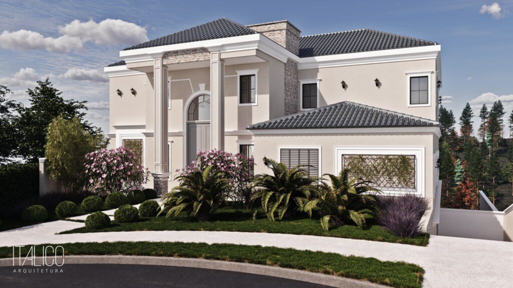 Casa no Mont Blanc – Campinas – Projeto para Terreno Espaçoso