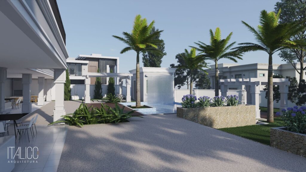 Fachada Clássica no Condomínio Gramado em Campinas