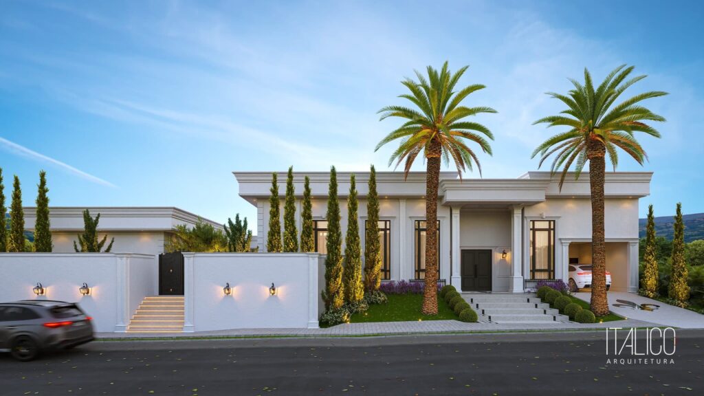 Casa Estilo Neoclássico em Sousas – Projeto no EntreVerdes, Terreno de 1200m²