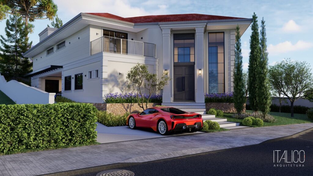 Terreno de 1200m² no EntreVerdes – Casa com Fachada Nobre e Clássica